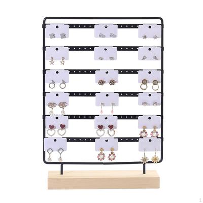 Earring Display Stand Jewelry Organizer Storage Rack Multi Tiers Ear Stud