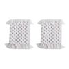 2pcs Crochet Cotton Table Pads Heat Resistant Placemats Colorful Coaster Decorative and Protective Mats for Hot Dishes