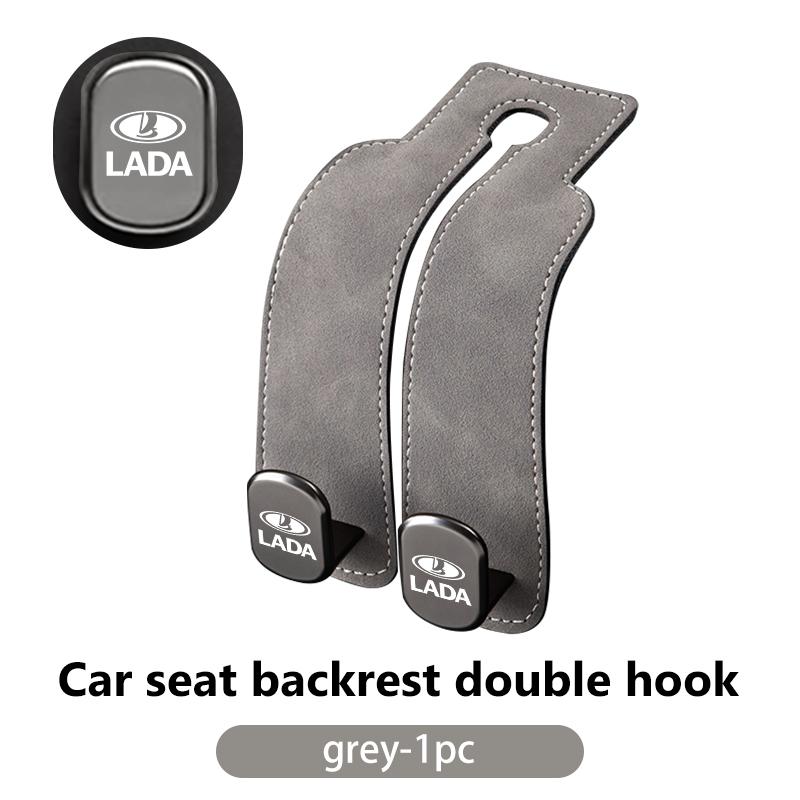 Quality Car Hook Rear Seat Hanging Dual Hook Alloy Hook Hanger For Lada Niva Vesta 4X4 Largus Priora Granta Samara Kalina WW32