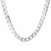 925 Sterling Silver Necklace For Men's Women 16/18/20/22/24 Inches Classic 6mm Chain Luxury Jewelry Wedding Christmas Gifts