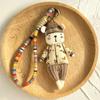 Rabbit Handmade Animal Pendant Kitty Korean Style Keychain Funny Cat Dog Keyring  Hanging Accessory