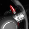 Real Carbon Fiber 2pcs Car Steering Wheel Shift Paddle Extended For Hyundai Kona SX2 2024 Interior Gear Stickers Accessories