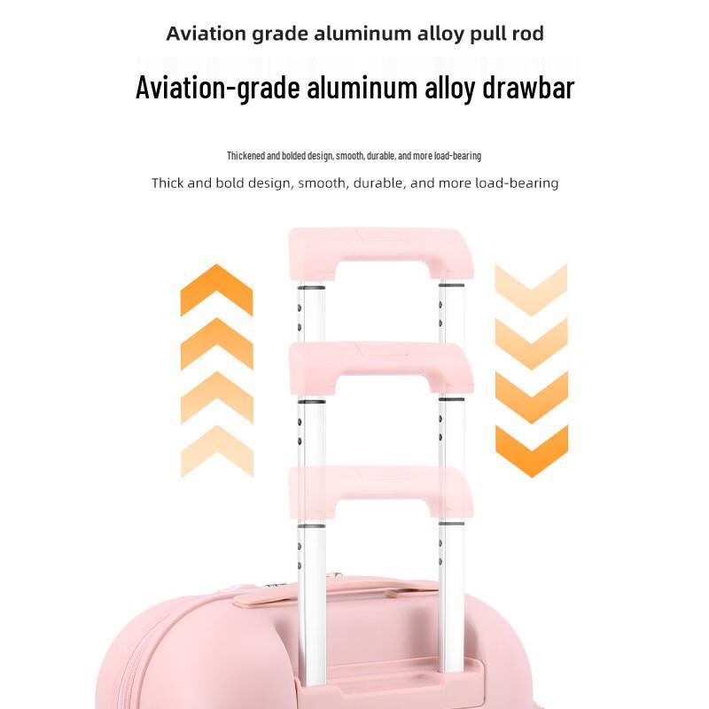 Bubble Style Travel Suitcase with Front Laptop Access
