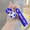 Football Cup Cartoon Mini Simulation Football Keychain Outdoor Backpack Key Pendant Gift Travel Commemoration