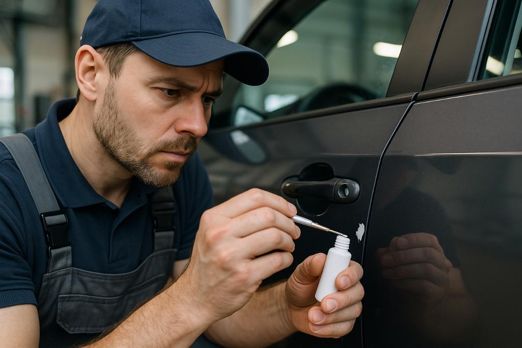 SEAT LS5Y Touch-Up Kit 2 in 1: Base Coat + Clear Coat with Brush