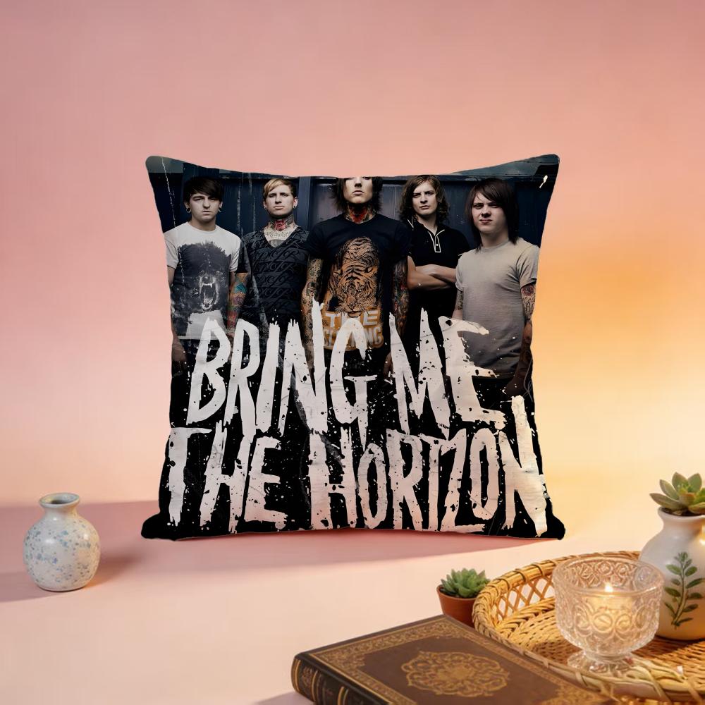 Fashion BBring Me The Horizonable Cushion Cover Premium SkinFriendly Pillow Case MultiPurpose for Home Office Travel