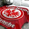 1PC Eintracht Frankfurt Custom Name Patterned Flannel Blanket Suitable For All Seasons for Home Decor Warmth and Comfort Gifts Holiday Present