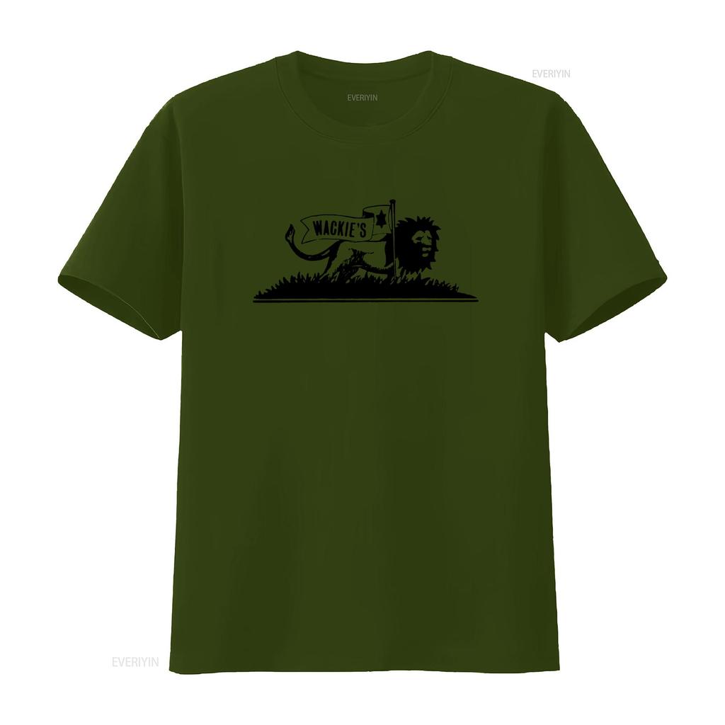 Wackies Records Lion Print T Shirt Reggae Music Label Style Jammys Firehouse Trojan Jamaica Inspired K153 Vintage
