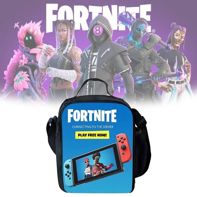 Fortnite School Backpack Set With Oxford Fabric For Middle Grade Students And Breathable Comfort