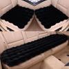 Universal Winter Car Seat Cushion Set - Thickened Fleece with Faux Rabbit Fur, Warm & Plush