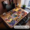 Custom Name Extended Mouse Pad,Demon Slayer Gaming Desk Mat For Home Office Desktop Decor