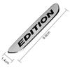 Chrome Car Styling AMG Edition Emblem Badge Sticker Logo For Mercedes Benz W176 W177 A Class A200 A250 W246 W117 C180 C200 C250 RM1