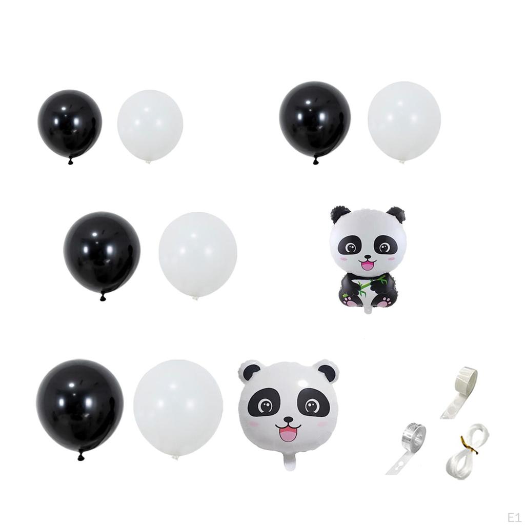 Panda Balloon Garland,Latex Balloons Photo Props Wedding Valentines Day Gifts,Valentines Decor Baby