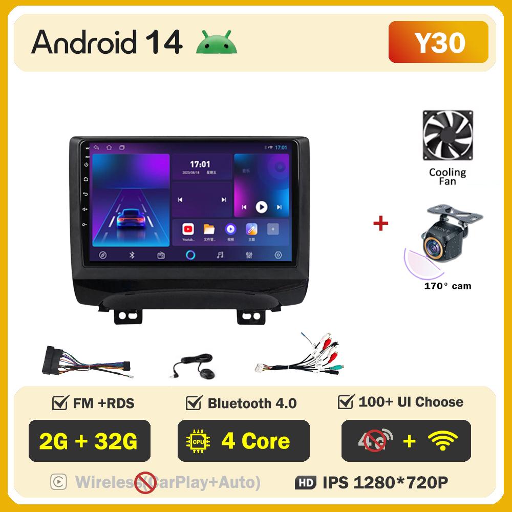 Android 14 Car Radio For JAC Refine S3 2013 -2016 Stereo Head Unit  Intelligent Car Systems Mirror Link Wifi Touch Screen Wifi