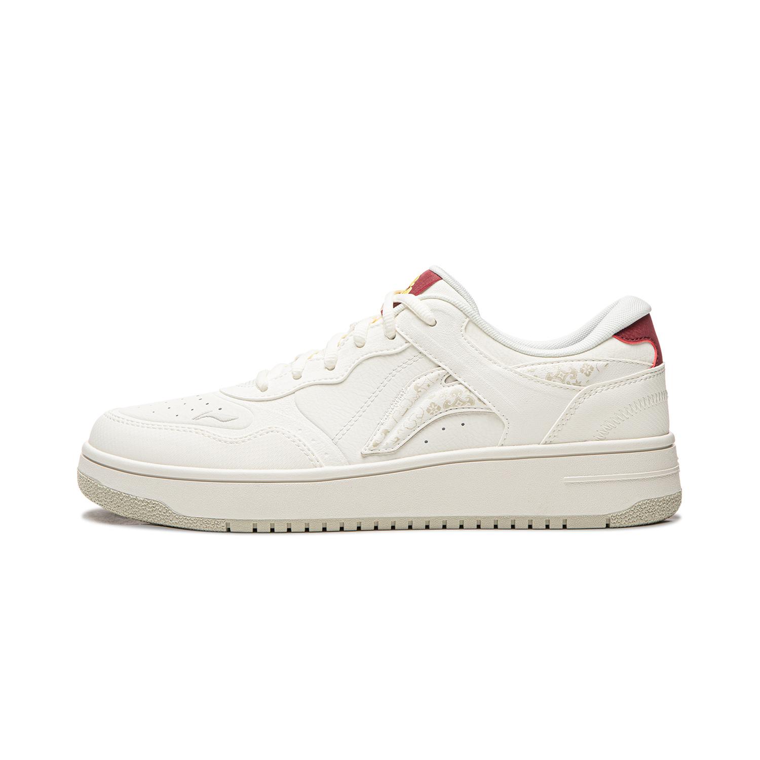 Li Ning Tianji Low top Skateboard Shoes Men s White Red AGCW065-5 39