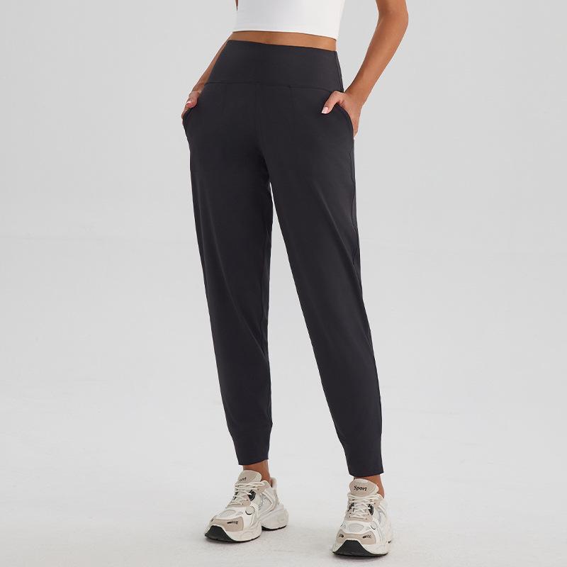 High Waist Quick Dry Autumn-Winter Yoga Joggers - Plus Size, Breathable, Butt Lifting Sportswear.