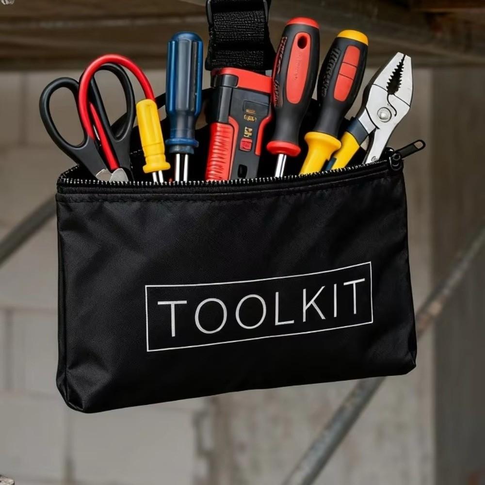 Multi-function Storage Bag Large Capacity Hardware Toolkits Tool Organizer Pouch  for Car Repair