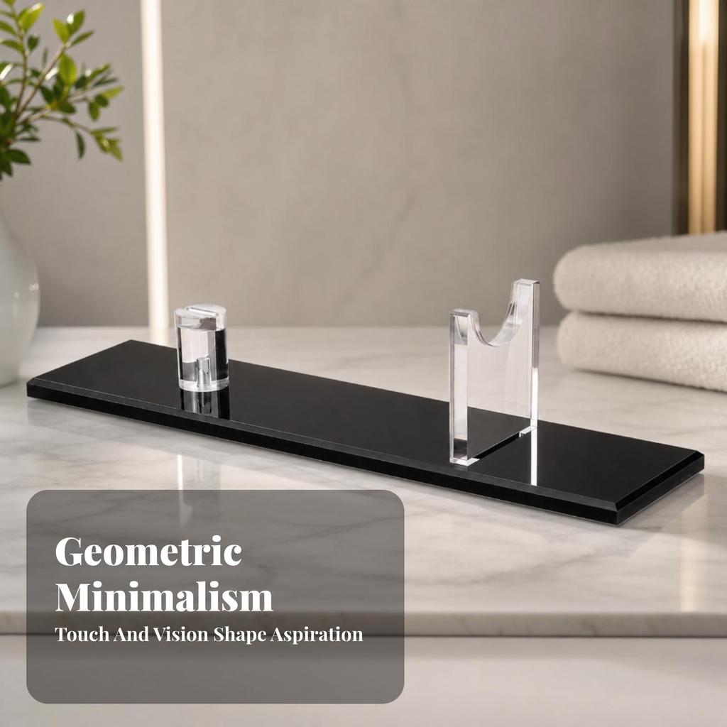 Blade Display Stand Stable Acrylic Horizontal Space-Saving for