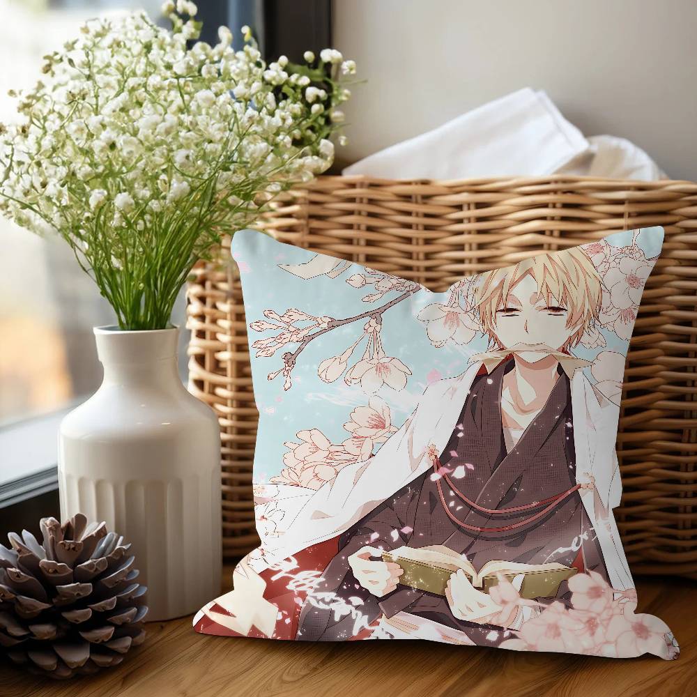 Natsume Takashi Anime Örngott Soffkuddfodral Heminredning Barn Present