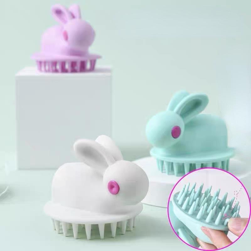 Silikonowa Szczotka do Szamponu do Mycia Głowy, Grzebień Masujący do Usuwania Złuszczonego Naskórka i Brudu ze Skóry Głowy, Narzędzie do Mycia Włosów i Chwytania Włosów