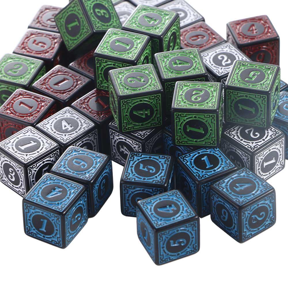 Spielzeug W6 Rollenspiel Polyedrische Würfel Acryl Mehrseitig