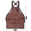 Waxed Canvas Apron: European & American Style for Gardening, Woodworking, and Kitchen