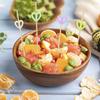 100 Stücke Herz Lebensmittel Obst Zahnstocher Cocktail Picks Bambus Spieße Cupcake Gabel Stick Hochzeit Geburtstag Party Dekoration Lieferungen