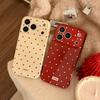 Suitable for Apple 17 Pro Max Phone Case iPhone 16 New Year Red Polka Dot 15 Simple Festive 1411