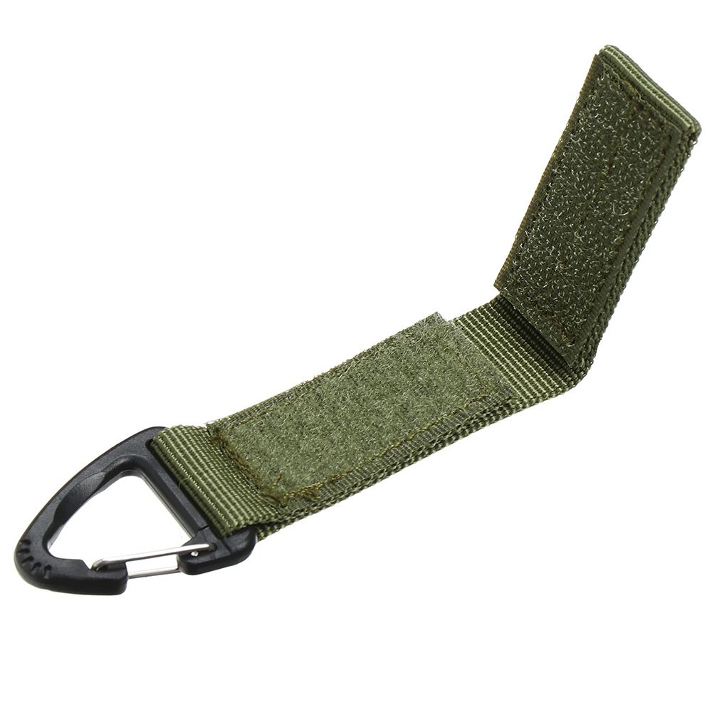 Durable Nylon Webbing EDC Equipment Keychain Carabiners Hang Buckle Strap Belt Clips