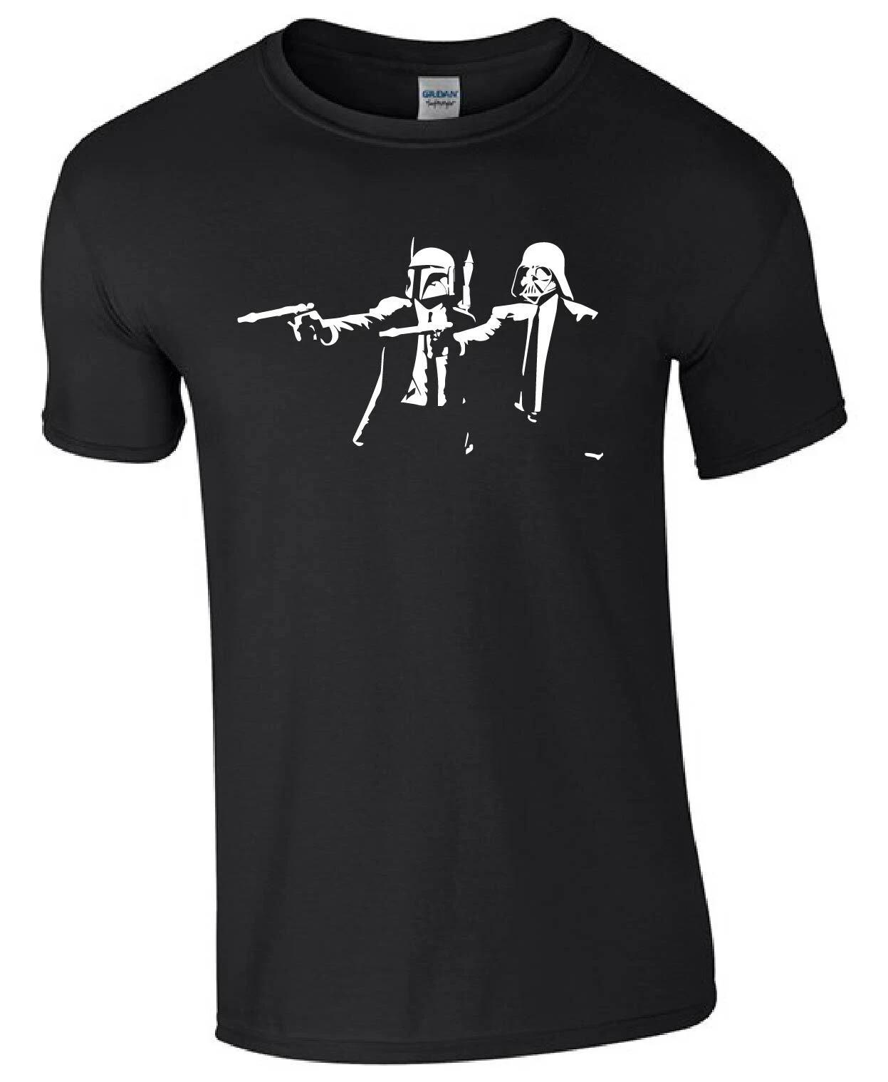 Boba Fett Darth Vader Star Wars Inspired Pulp Fiction kids Top T-shirt 150