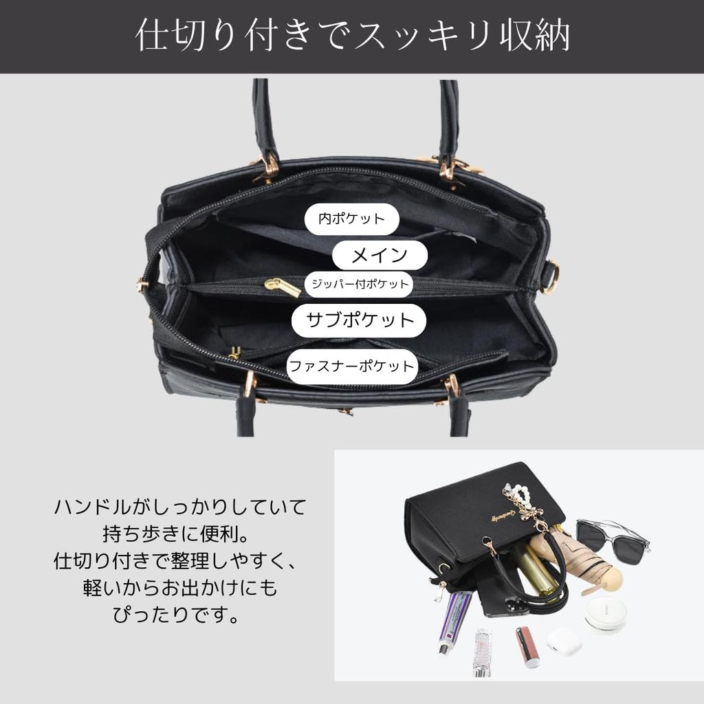 [ARTIKEL TEILEN] Damen Handtasche, Perfekt für den täglichen Gebrauch, 2-Wege Schulter-Crossbody-Tasche, Niedlich und Stilvoll, PU-Leder (Rosa)