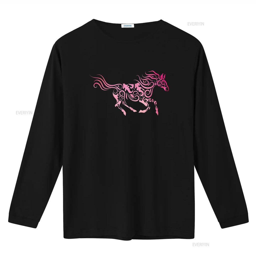 Fast Watercolor Horse T Shirt for Girls Women vintage Washed Versatile Breathable Soft designer clothes fashion Stylish