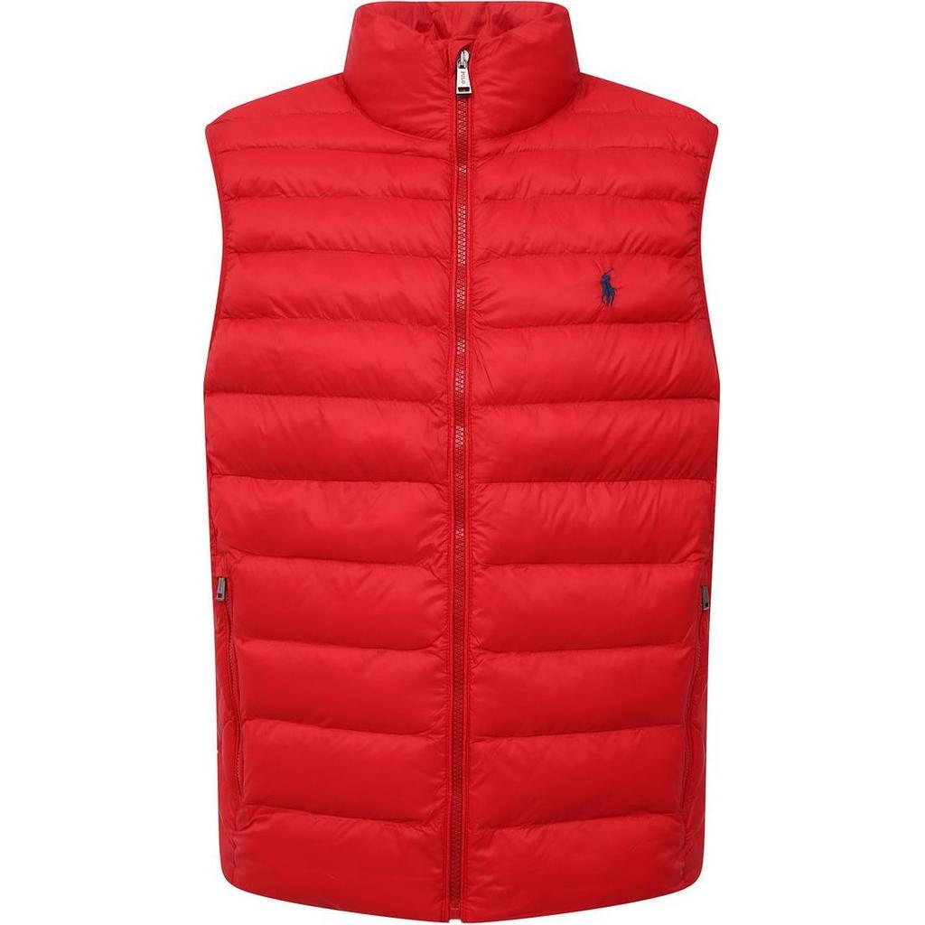 Polo Ralph Lauren Ss23 Solid Color Logo Embroidered Quilted Vest Men Vests 710810898-004