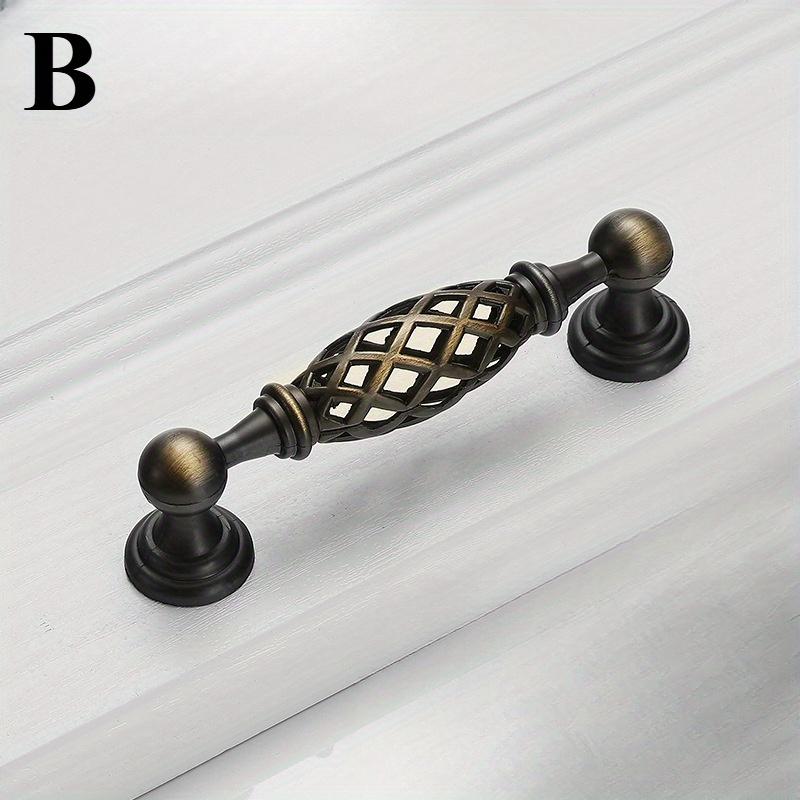 European Antique Kitchen Door Furniture Handles Vintage Cupboard Drawer Wardrobe Cabinet Pulls Handles & Knobs