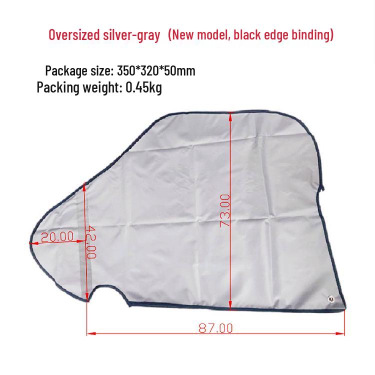 Trailer Towing Hitch Cover - RV Protective Bag for Sun, Rain, and Dust