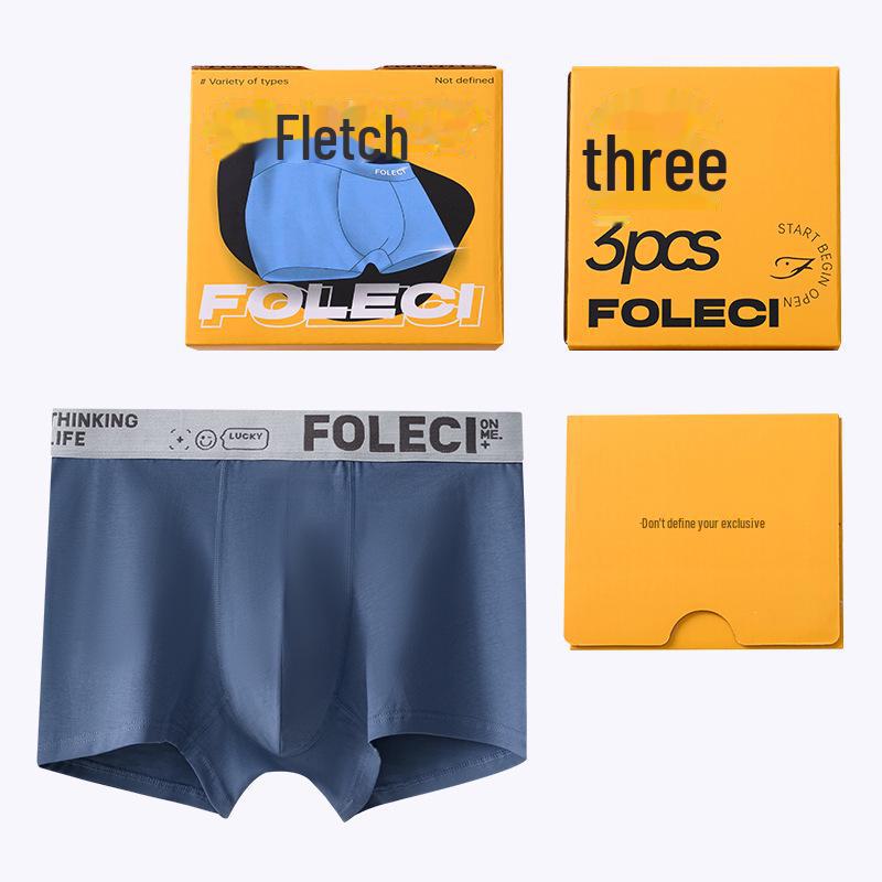 

Мужские трусы-боксеры из чистого хлопка — дышащие, удобные, свободный крой для больших размеров, подарочная коробка включена XL for 110-130 jin