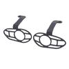 Motorcycle Front Turn Signal Light Protective Cover Black Front Turn Signal Indicator Light Grill Protector Cover