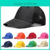 Baseball Summer Cap Men Women Solid Sunshade Breathable Outdoor Sport Riding Hat