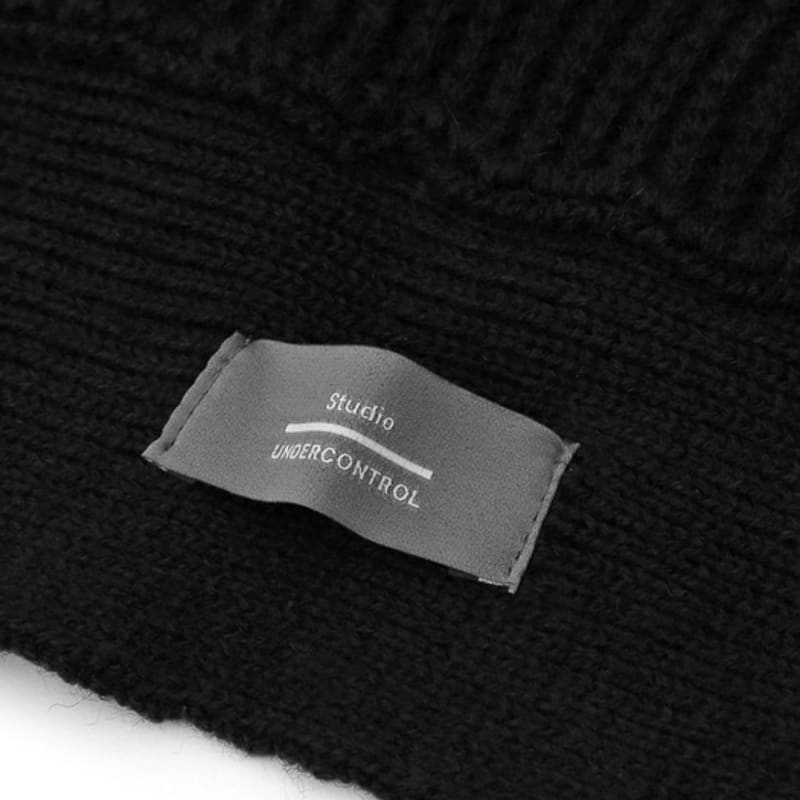 UNDERCONTROL STUDIO HOOD MUFFLER / AW / BLACK