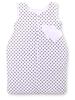 Cotton Sleeping Bag for Children 6-12 Mcy Tog 2.5 Year-Round Insulated Black Polka Dots On a White Background