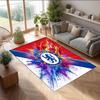 Chelsea FC Printed Flannel Area Rug Non Slip Soft Polyester Floor Carpet Indoor Decor Mat for Bedroom Living Room Sofa Game Room Home Decoration