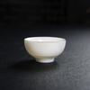 Chinesische weiße Porzellan-Teetasse Kung Fu Teegeschirr Keramik-Teeschale Kreative handgefertigte Tassen Kleines Weinglas Phnom Penh Teetassen Geschenk