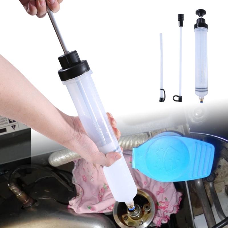 Fluid Extractors Extraction Fill Pumps,Fluid Syringes Pumps Manual Suction Vacuum Fuels Car Transfer with Long Rubber Hose