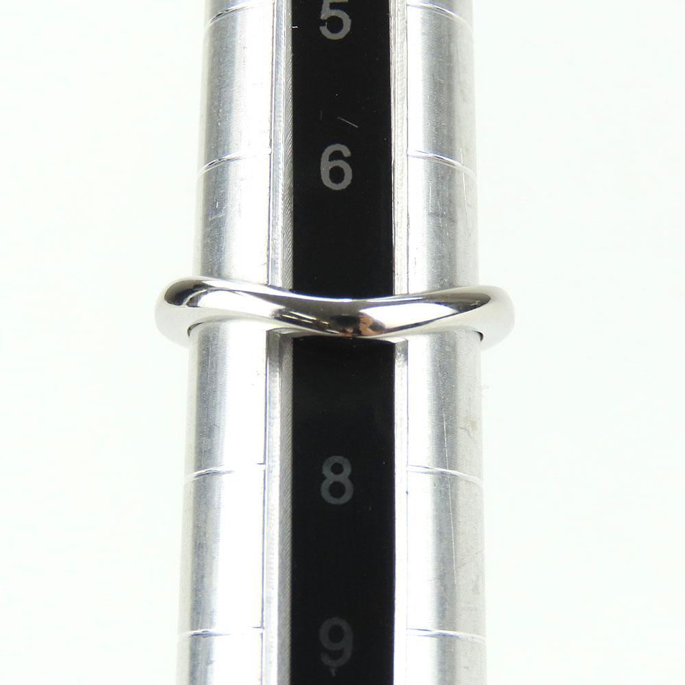 Used BVLGARI Ring Corona EU#47 Pt950Platinum 3.8g Platinum Jewelry