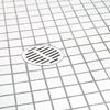 2pcs Modern Round Shower Floor Drain with Middle Drainages and Hair Trap Features Easy Maintenance and Easy Installion