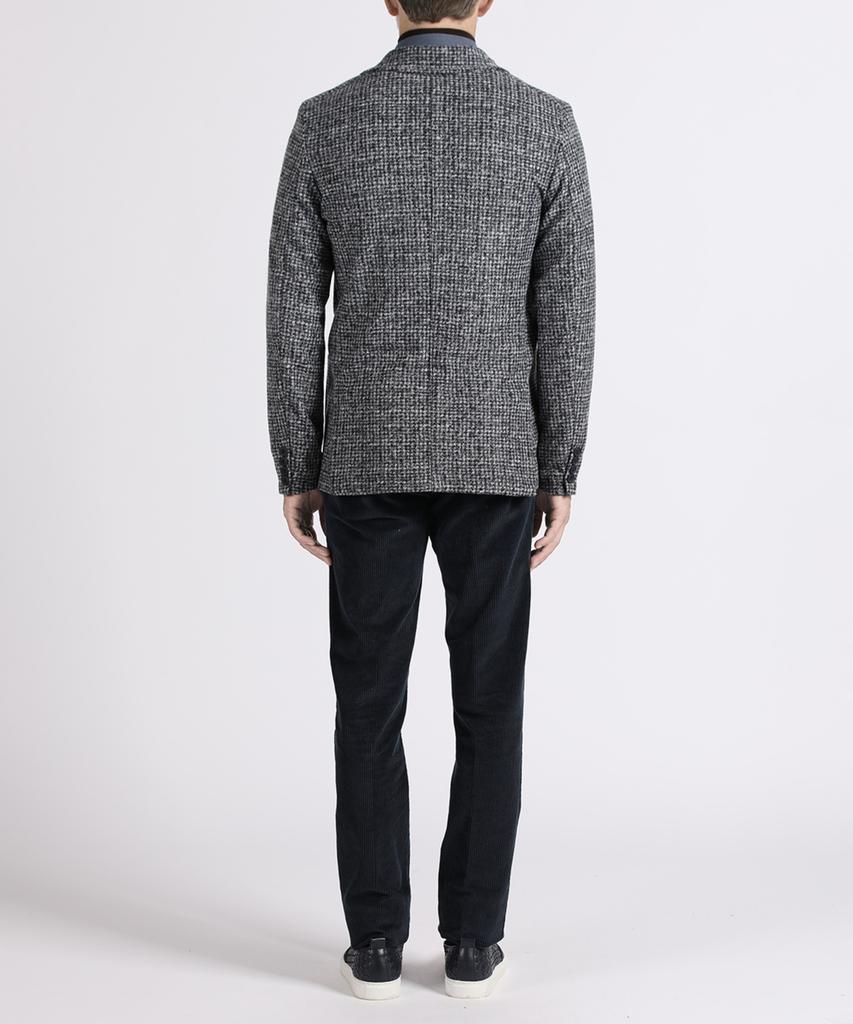 PANICALE Navy Slim Fit Corduroy Pants