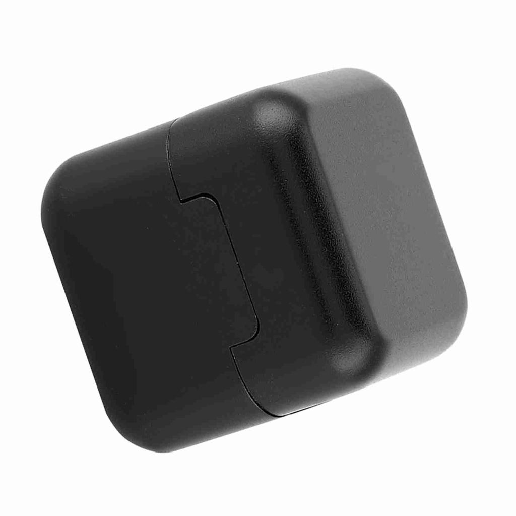 Aluminum Portable Mini Cue Tip Chalk Holder Billiard Pool Chalks Carrier Case (Black)