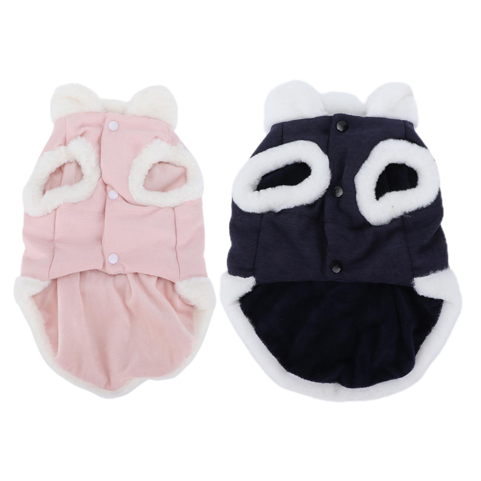 

Свитер для домашних животных, зимний плюшевый теплый жилет, мягкая и пушистая одежда для домашних животных для маленьких собак