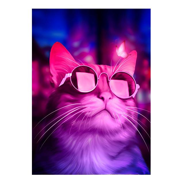 Cyberpunk Cats Duck Bear Fantasy Posters Wall Art Canvas Prints Modern Fashion Animals Paintings Living Room Home Decor Pictures