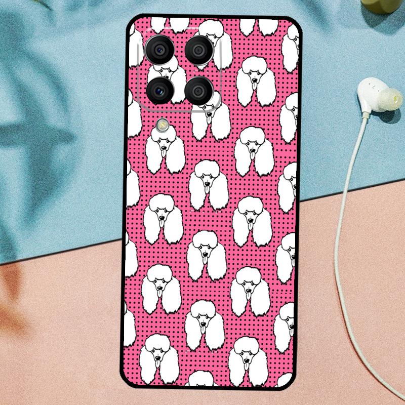 Poodles Cartoon Girly Cute For Samsung Galaxy M33 M35 M55 M15 M12 M13 M14 M34 M54 M53 M21 M31 M11 M32 M52 M06 M16 Case